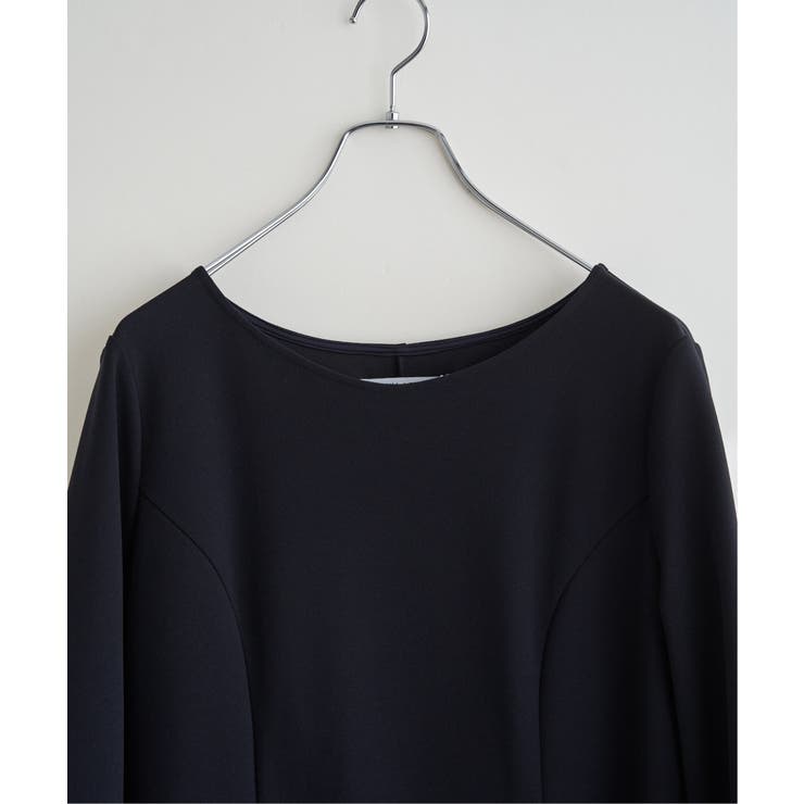 【フォーマル対応】カットジョーゼットウエストタブワンピース | ikka  | 詳細画像21 