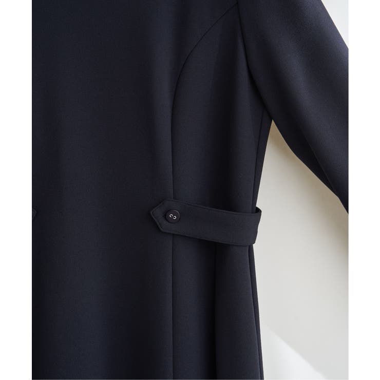 【フォーマル対応】カットジョーゼットウエストタブワンピース | ikka  | 詳細画像23 