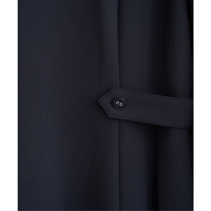 【フォーマル対応】カットジョーゼットウエストタブワンピース | ikka  | 詳細画像24 