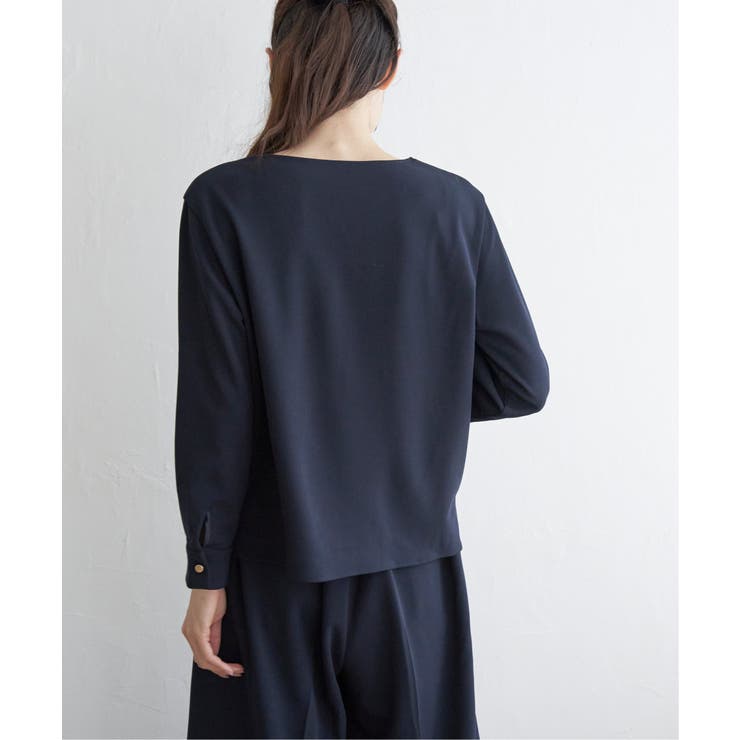 【フォーマル対応／2点セット】GOKU楽 長袖フレアセット | ikka  | 詳細画像15 