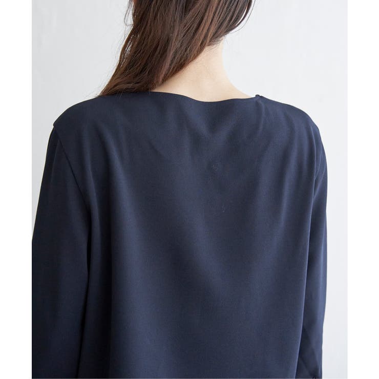 【フォーマル対応／2点セット】GOKU楽 長袖フレアセット | ikka  | 詳細画像19 