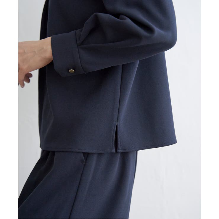 【フォーマル対応／2点セット】GOKU楽 長袖フレアセット | ikka  | 詳細画像26 