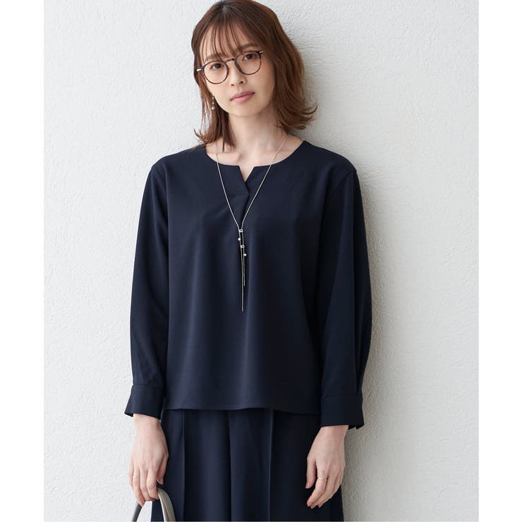 【フォーマル対応／2点セット】GOKU楽 長袖フレアセット | ikka  | 詳細画像5 