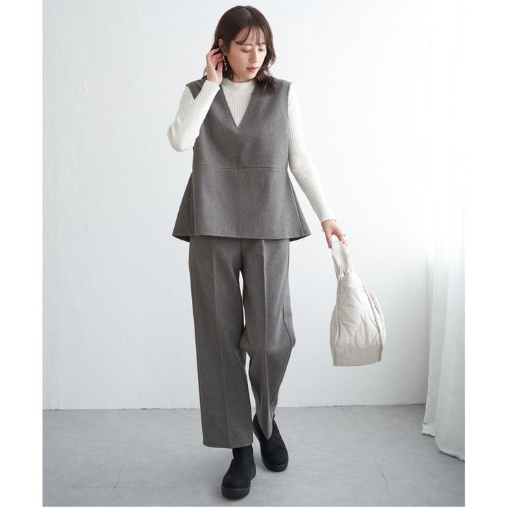 【2点セット】GOKU楽ペプラムジレセット | ikka  | 詳細画像10 