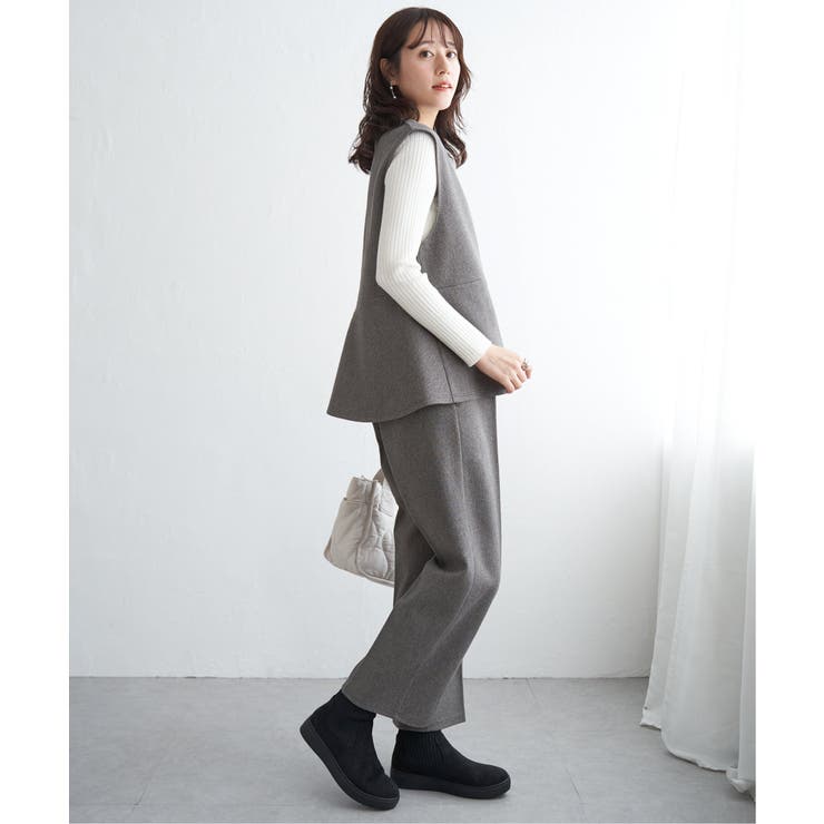 【2点セット】GOKU楽ペプラムジレセット | ikka  | 詳細画像11 