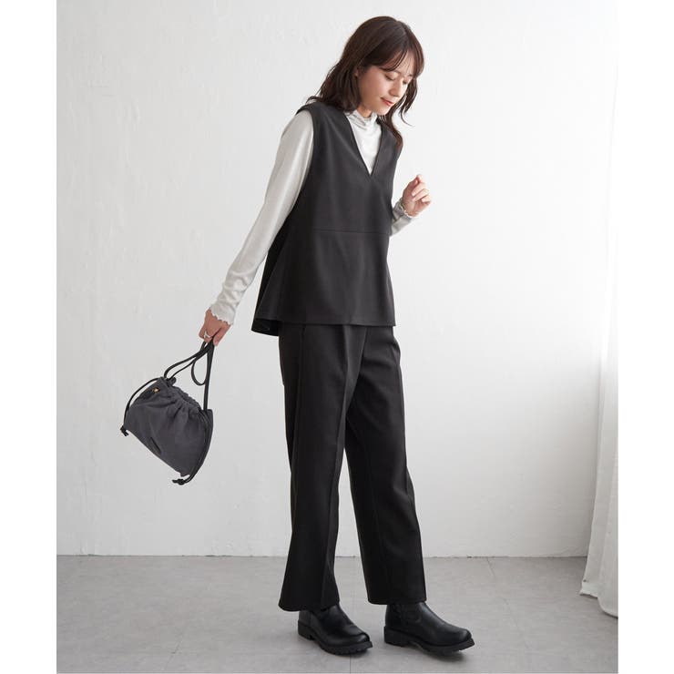 【2点セット】GOKU楽ペプラムジレセット | ikka  | 詳細画像16 