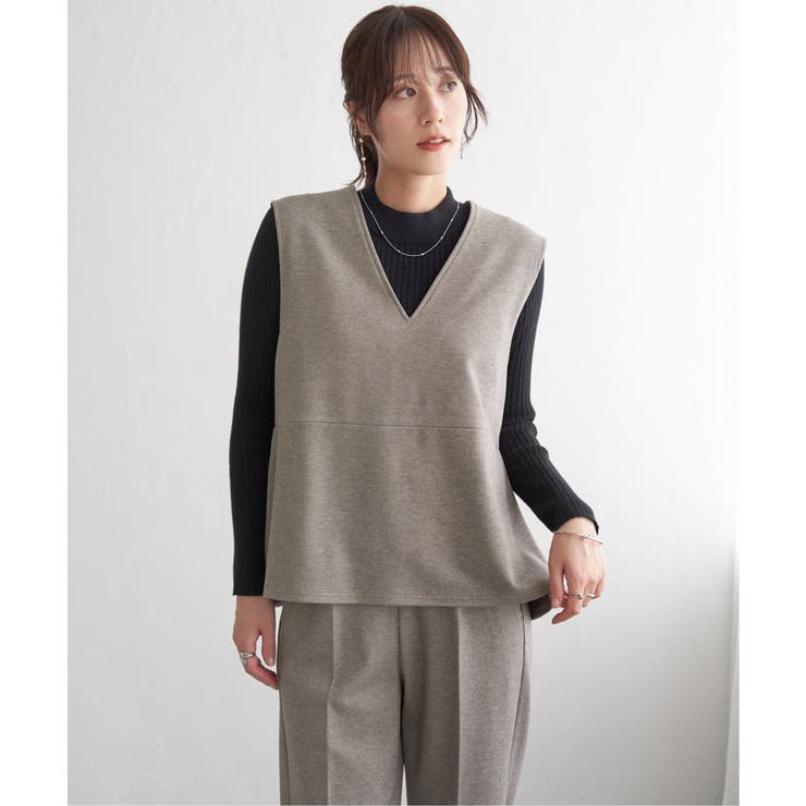 【2点セット】GOKU楽ペプラムジレセット | ikka  | 詳細画像20 