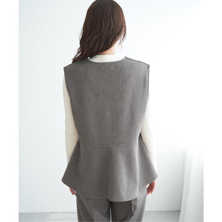 【2点セット】GOKU楽ペプラムジレセット | ikka  | 詳細画像26 