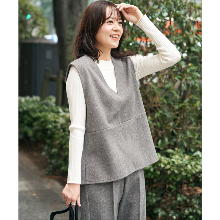 【2点セット】GOKU楽ペプラムジレセット | ikka  | 詳細画像4 