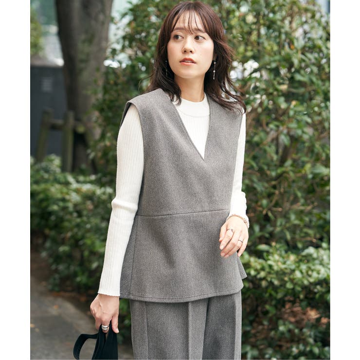 【2点セット】GOKU楽ペプラムジレセット | ikka  | 詳細画像5 