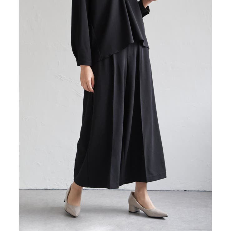 【フォーマル対応／2点セット】GOKU楽 長袖フレアセット | ikka  | 詳細画像9 