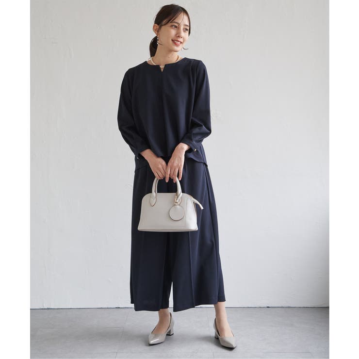 【フォーマル対応／2点セット】GOKU楽 長袖フレアセット | ikka  | 詳細画像11 