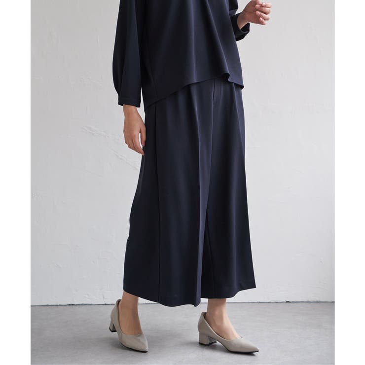 【フォーマル対応／2点セット】GOKU楽 長袖フレアセット | ikka  | 詳細画像18 