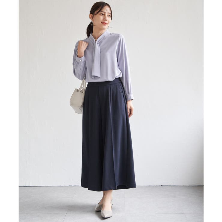 【フォーマル対応／2点セット】GOKU楽 長袖フレアセット | ikka  | 詳細画像20 