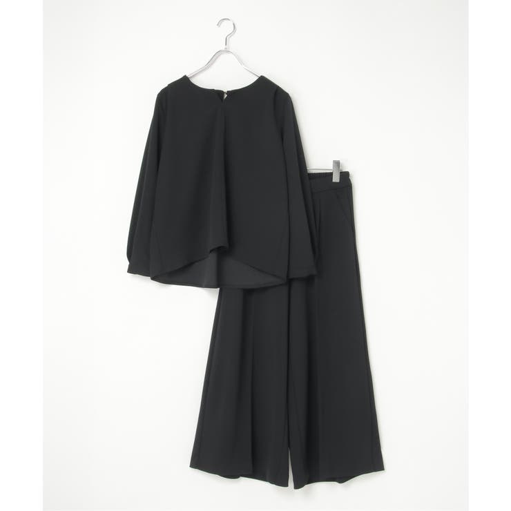 【フォーマル対応／2点セット】GOKU楽 長袖フレアセット | ikka  | 詳細画像24 