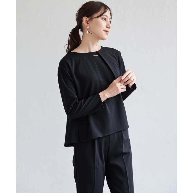 【フォーマル対応／2点セット】GOKU楽 長袖セットアップ | ikka  | 詳細画像12 