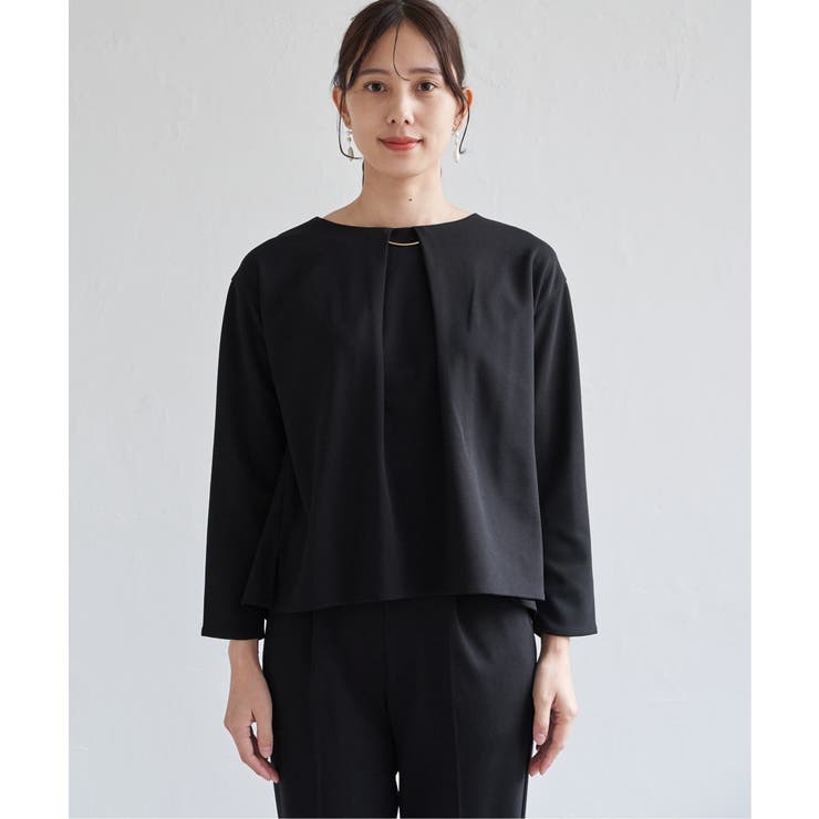 【フォーマル対応／2点セット】GOKU楽 長袖セットアップ | ikka  | 詳細画像19 