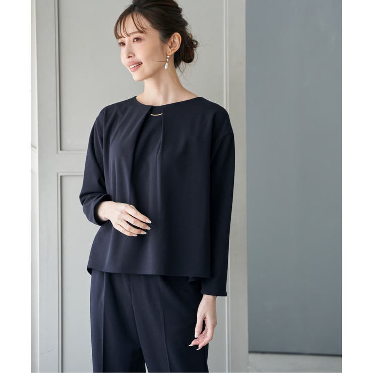 【フォーマル対応／2点セット】GOKU楽 長袖セットアップ | ikka  | 詳細画像4 