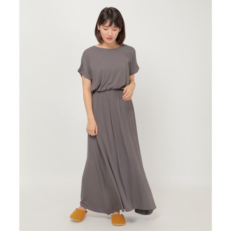 チャコール | リボンツカイワンピース | ikka 