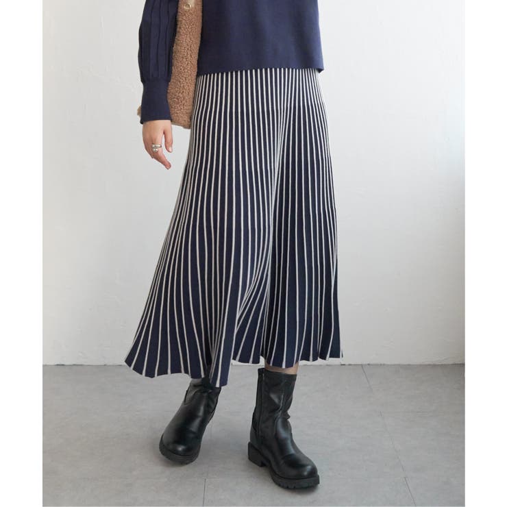 【2点セット】配色ニットアップ | ikka  | 詳細画像4 