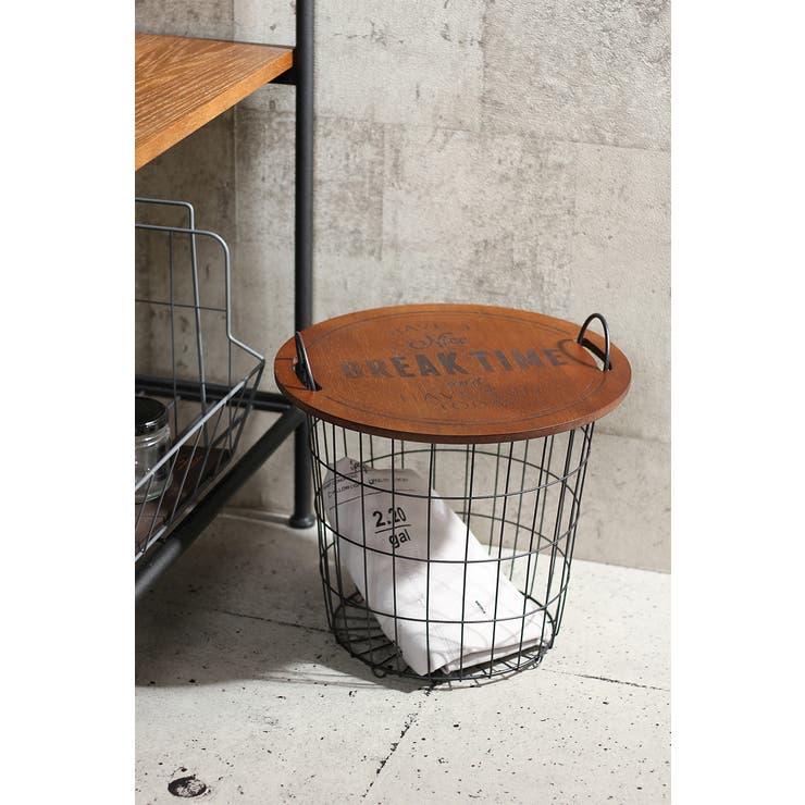 ブラック | ターブルパニエラウンドバスケット | ikka