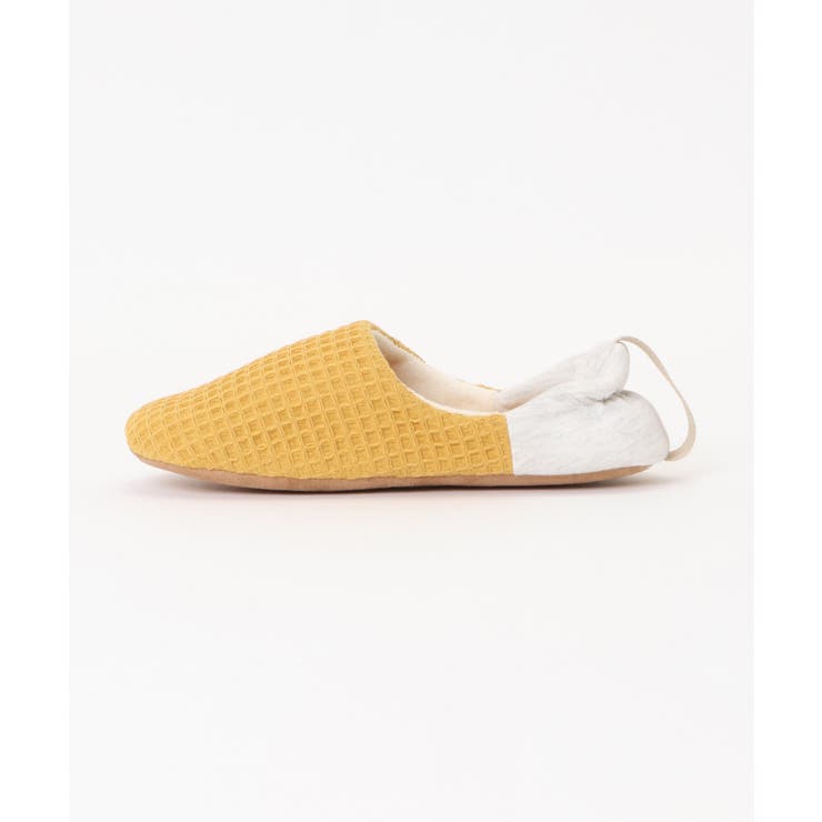 YORI ワッフルかかとリボンバブーシュ M | ikka  | 詳細画像2 