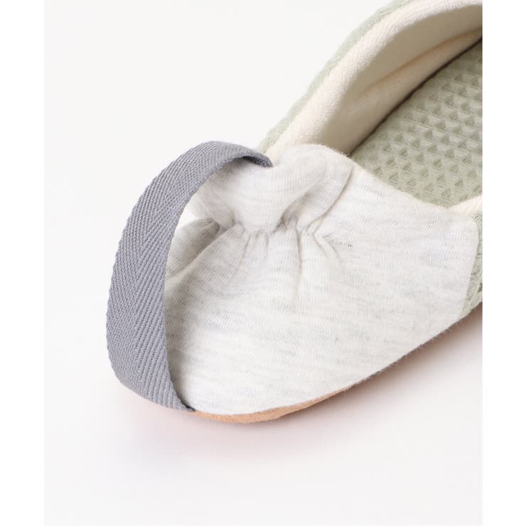 YORI ワッフルかかとリボンバブーシュ L | ikka  | 詳細画像8 