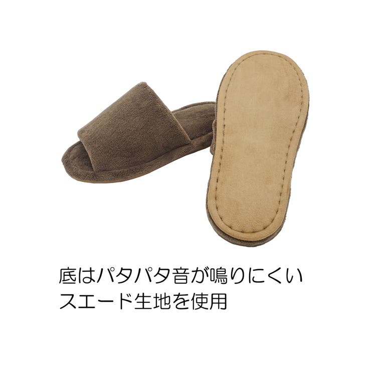 マイクロファイバー外縫いスリッパ | ikka  | 詳細画像5 
