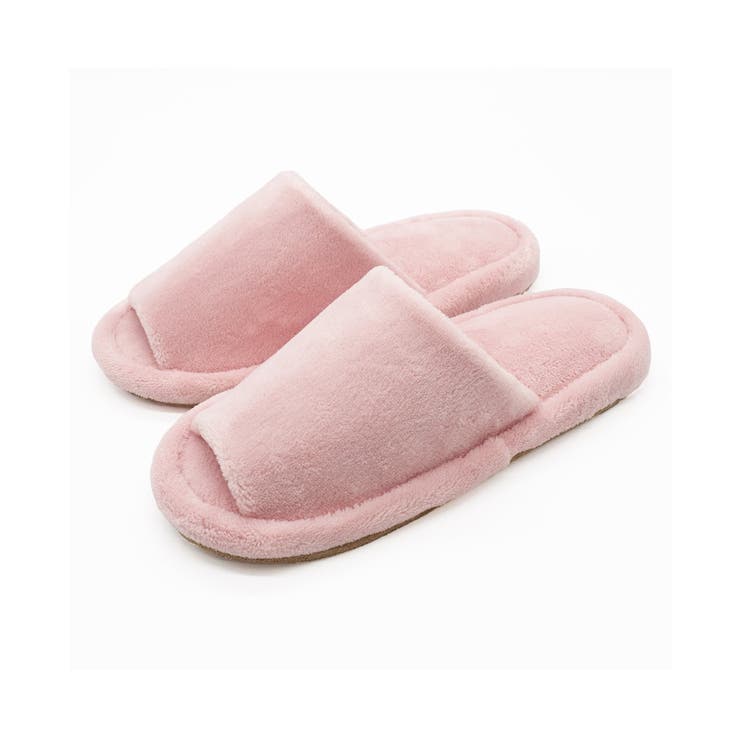 ピンクケイ | マイクロファイバー外縫いスリッパ | ikka 