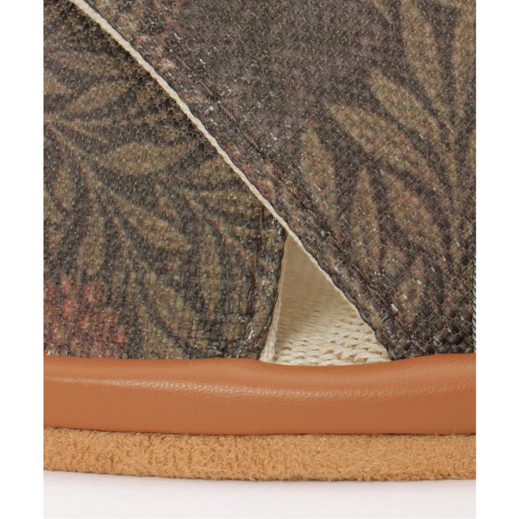 絵画プリントモリスフルーツクロススリッパ | ikka  | 詳細画像9 