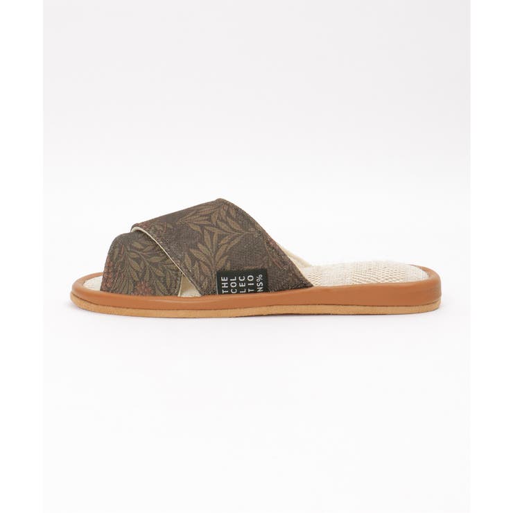 絵画プリントモリスフルーツクロススリッパ | ikka  | 詳細画像2 