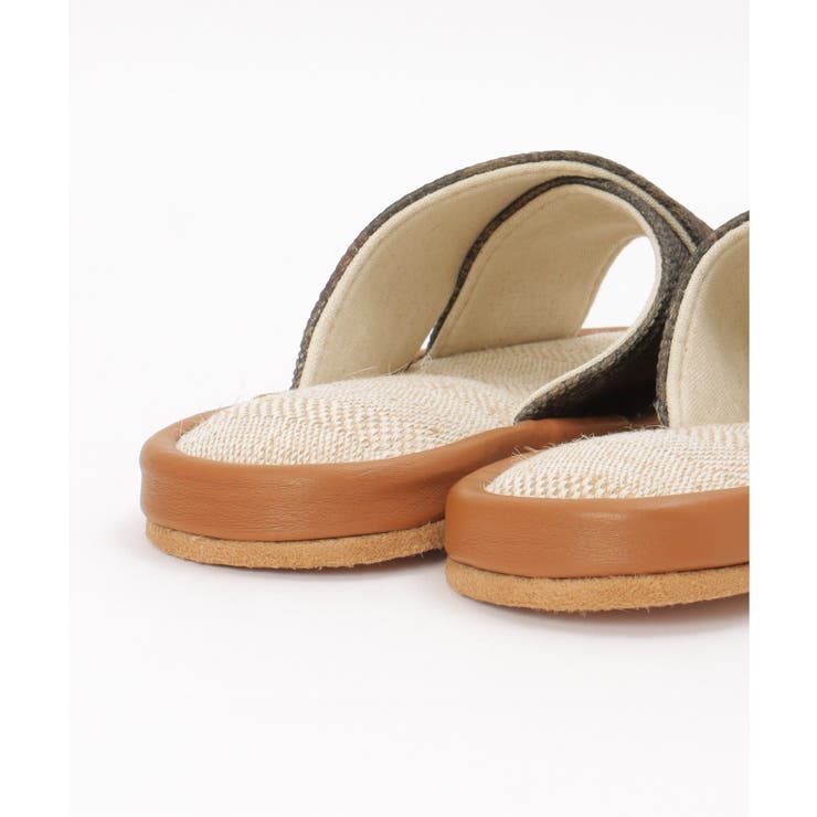 絵画プリントモリスフルーツクロススリッパ | ikka  | 詳細画像3 