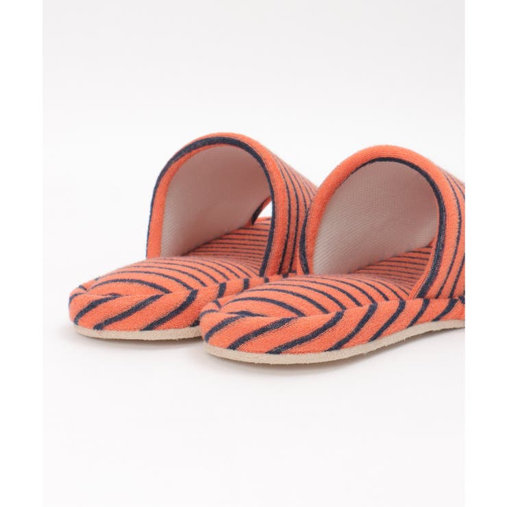 パイルボーダー外縫いスリッパ | ikka  | 詳細画像3 