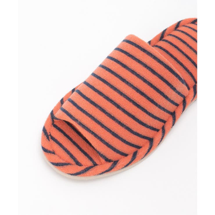 パイルボーダー外縫いスリッパ | ikka  | 詳細画像5 