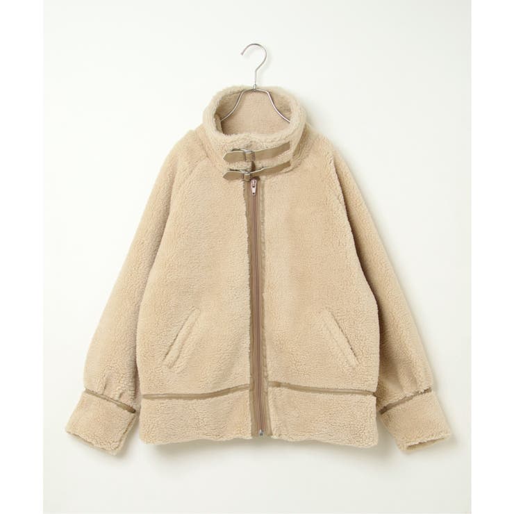 レザーパイピング ショートボアジャケット【Fano Studios】 【公式通販】