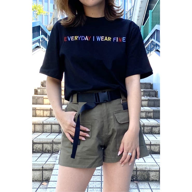 ベルトつきカーゴショートパンツ | Candy Beans | 詳細画像14 