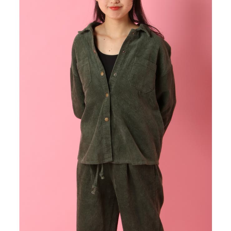 オーバーサイズコーデュロイセットアップ[品番：IKAW0006730]｜Candy