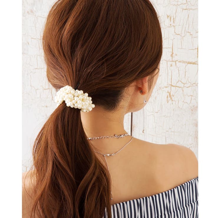 ヘアゴム シュシュ 大人っぽい | CREAM-DOT | 詳細画像2 
