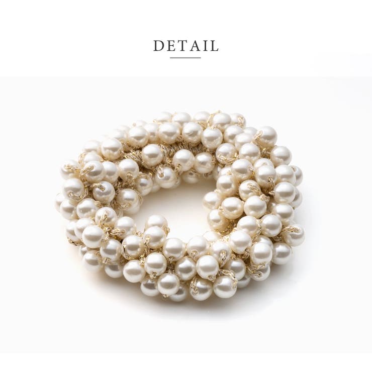 ヘアゴム シュシュ 大人っぽい | CREAM-DOT | 詳細画像5 