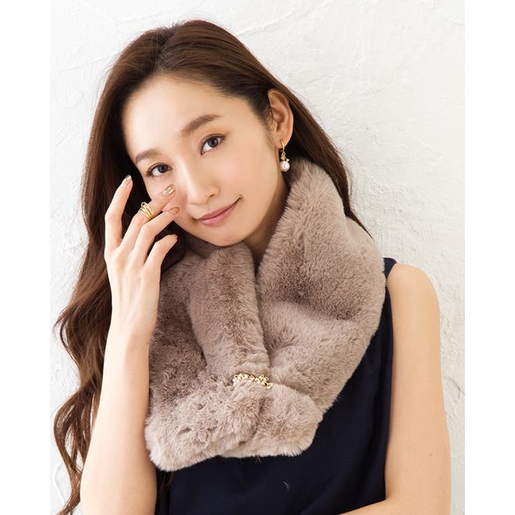【30％OFF】 ファー マフラー ファー[品番：CRMA0001573]｜CREAM-DOT 小物