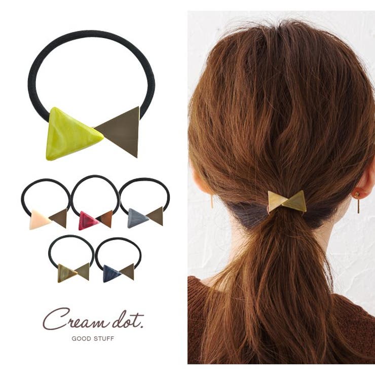 全6色 ヘアゴム ヘアアクセ | CREAM-DOT | 詳細画像1 