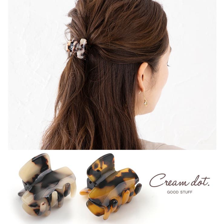 バンスクリップ ヘアクリップ レディース 品番 Crma Cream Dot クリームドット のレディースファッション通販 Shoplist ショップリスト