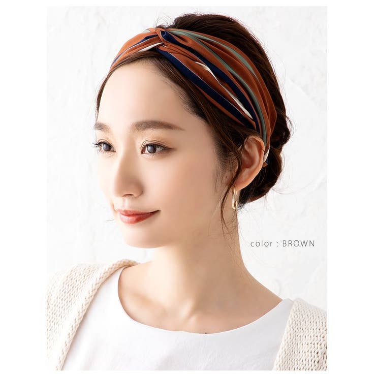 ヘアターバン ヘアバンド 幅広 | CREAM-DOT | 詳細画像2 