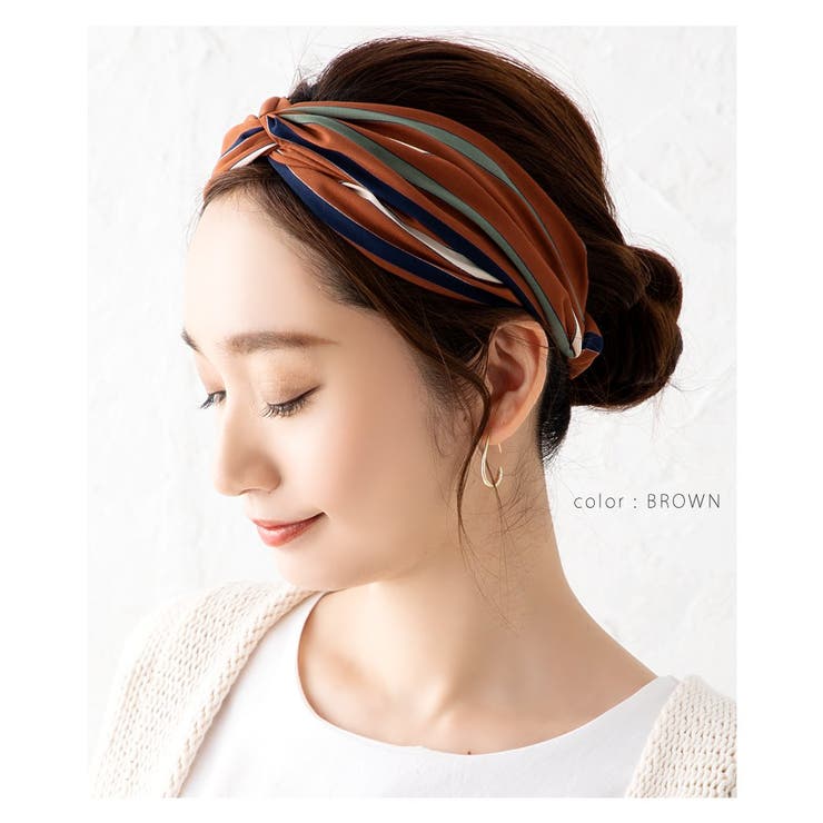 ヘアターバン ヘアバンド 幅広 | CREAM-DOT | 詳細画像7 