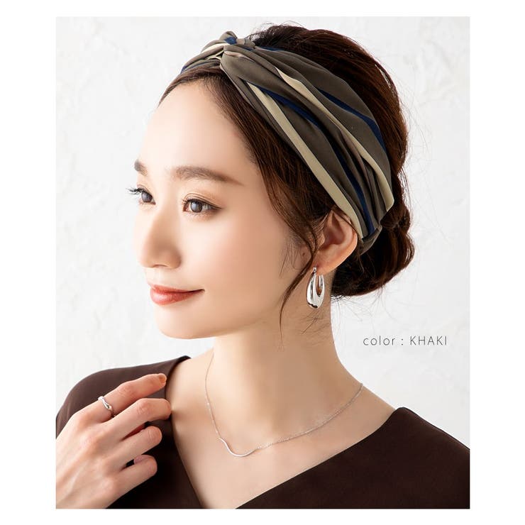 ヘアターバン ヘアバンド 幅広 | CREAM-DOT | 詳細画像8 