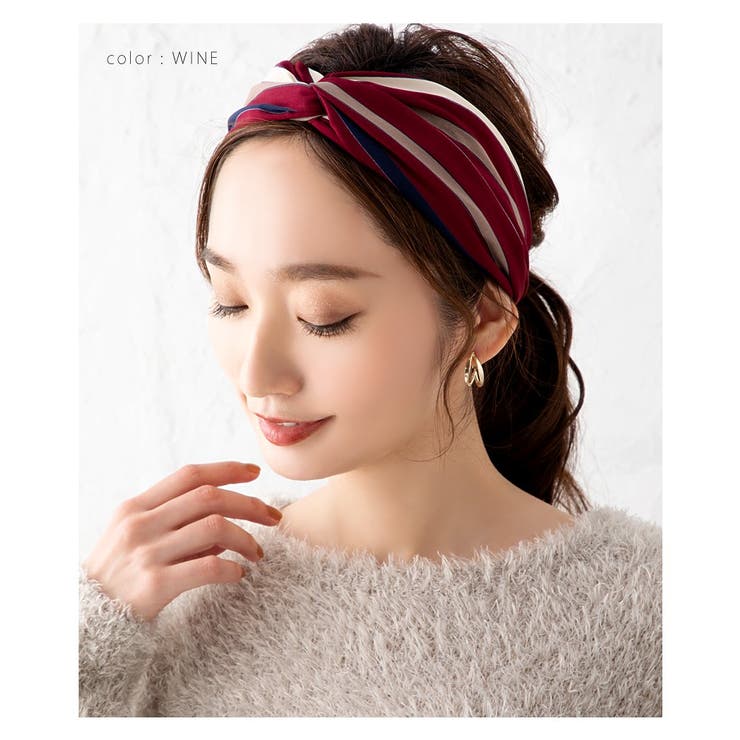ヘアターバン ヘアバンド 幅広 | CREAM-DOT | 詳細画像9 