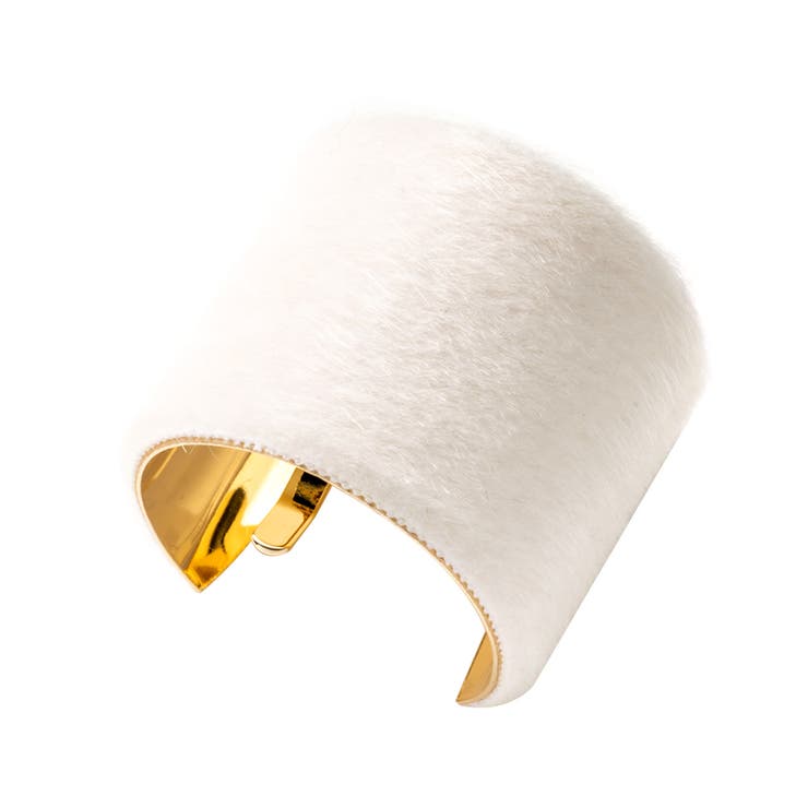 ホワイト | ポニーフック ヘアフック ヘアカフス | CREAM-DOT