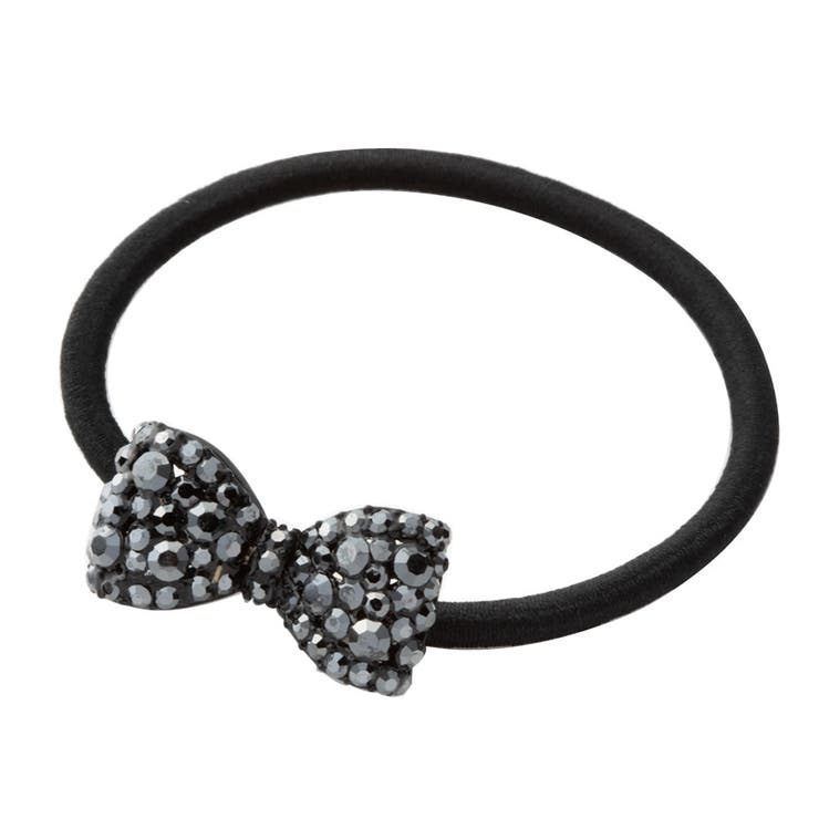 ブラック | ヘアゴム 大人っぽい おしゃれ | CREAM-DOT