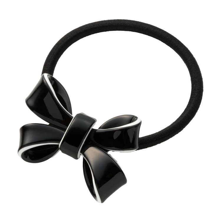 ブラック | ヘアゴム 大人っぽい ヘアアクセサリー | CREAM-DOT