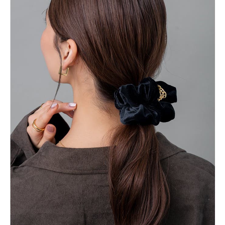 シュシュ ベロア ベルベット | CREAM-DOT | 詳細画像7 